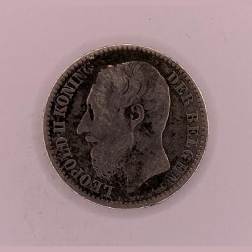 1 Franc Coin - Léopold II Dutch Text | Coinantiquariat