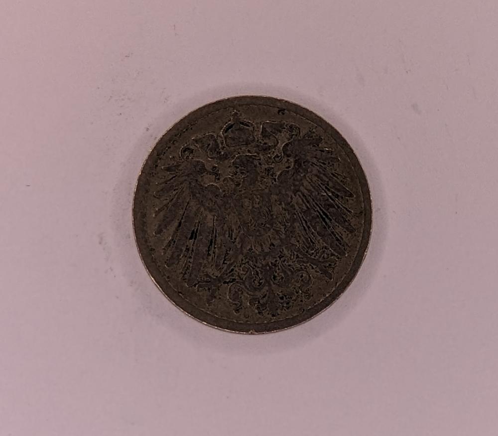 Rare 1891 G 5 Pfennig Wilhelm II Type 2 Small Shield Coin | Coinantiquariat