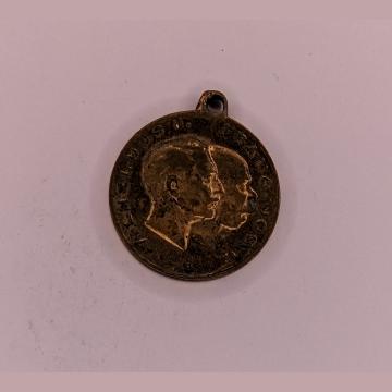 1914 VIRIBUS UNITIS Medal: Brotherhood of Wilhelm II & Franz Joseph | Coinantiquariat