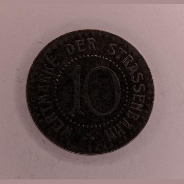 10 Pfennig Breslau Strassenbahn Token | Coinantiquariat