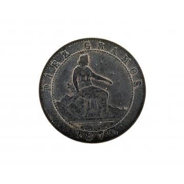 10 Centimos 1870 - Provisional Government of Spain | Coinantiquariat